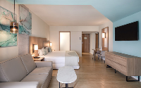 Riu Palace Antillas Junior Suite Oceanview Bedroom