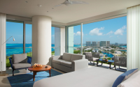 Dreams Vista Cancun Resort and Spa Preferred Club Corner Suite Ocean View Room
