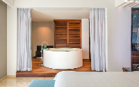 live aqua beach resort cancun fuego suite bathroom jacuzzi tub