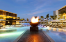 TRS CORAL HOTEL CANCUN MEXICO POOL FIRE PIT 