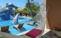 Xcaret Swim Up garden view 