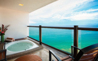 Hyatt Ziva Puerto Vallarta Mexico - Club Ocean Front Hot Tub King