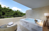 TRS Yucatan hotel junior suite jacuzzi terrace