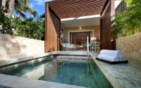 TRS Yucatan hotel junior suite private pool pool view