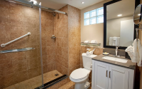 DIVI LITTLE BAY BEACH RESORT BEACHFRONT GUESTROOM BATHROOM