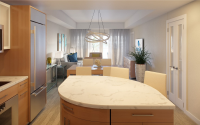 DIVI LITTLE BAY BEACH RESORT OCEANS ONE BEDROOM SUITE DINING ROOM KITCHEN 